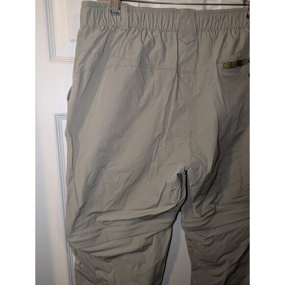 Little Donkey Andy Khaki Stretch Convertible Pants Quick Dry UV Protect Men’s L - Picture 10 of 14